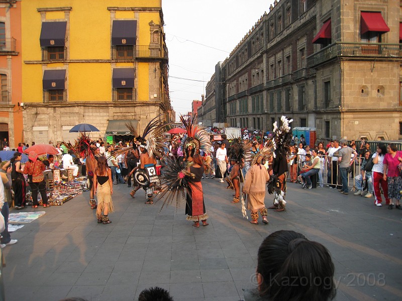 Mexico Pyramids - Mexico City 2009 1410.jpg - A trip to the Teotihuacan area of Mexico to visit the pyramids. A vast complex and a great climb to the top. This was followed by lunch in a cave, then a visit to the historical center of Mexico City. March 2009.